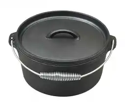 Wehkamp Blackwell Dutch oven / Braadpan met deksel - Gietijzer - ø 25 cm / 4 Liter - zonder anti-aanbaklaag aanbieding