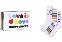 Wehkamp Happy Socks giftbox sokken Pride - wit (set van 3) aanbieding
