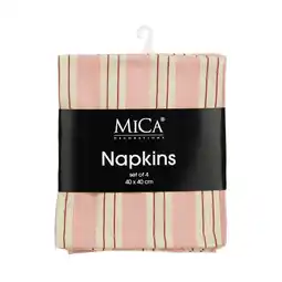 Wehkamp Mica Decorations servet Evie (set van 4) (40x40 cm) aanbieding