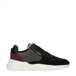 Wehkamp Nubikk sneakers zwart/donkerrood aanbieding