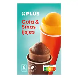 PLUS PLUS Cola en sinas ijsjes aanbieding