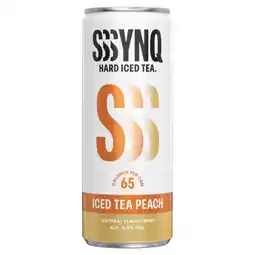 PLUS SYNQ Hard Iced Tea Peach aanbieding