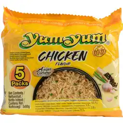 Dirk Yum Yum Noodles kip 5 stuks aanbieding