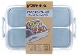 Dirk LOWENTHAL Snackschaal 4 compartimenten 3 kleuren aanbieding