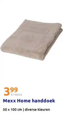 Action Mexx Home handdoek aanbieding