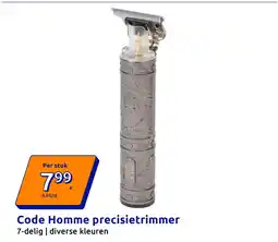 Action Code Homme precisietrimmer aanbieding