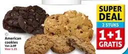 Hoogvliet American cookies aanbieding