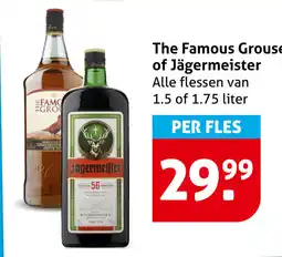 Hoogvliet The Famous Grouse of Jägermeister aanbieding