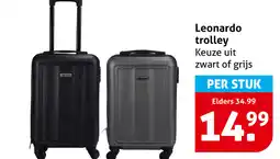 Hoogvliet Leonardo trolley aanbieding