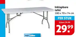 Hoogvliet Inklapbare tafel aanbieding