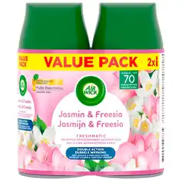 Kruidvat Air Wick Pure Fresh Jasmijn en Witte Bloemen Luchtverfrisser Navulling aanbieding