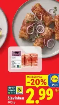 Lidl Slavinken aanbieding