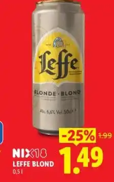 Lidl LEFFE BLOND aanbieding