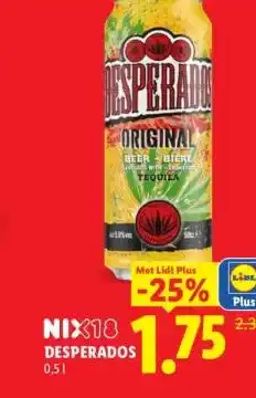 Lidl DESPERADOS aanbieding