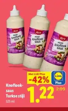 Lidl Knoflook- saus Turkse stijl aanbieding