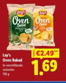Lidl Lay's Oven Baked aanbieding