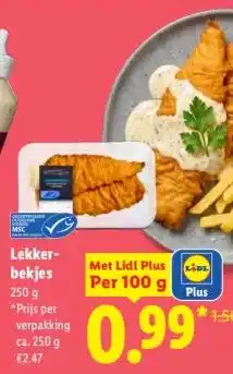 Lidl Lekker- bekjes aanbieding
