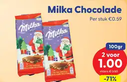 Die Grenze Milka Chocolade aanbieding