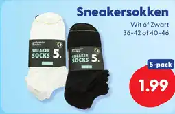 Die Grenze Sneakersokken aanbieding