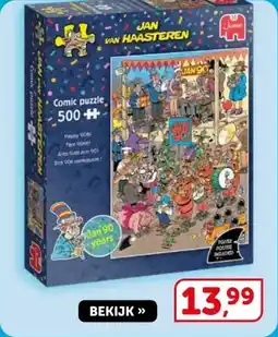 Boekenvoordeel Jan van haasteren Comic puzzle aanbieding