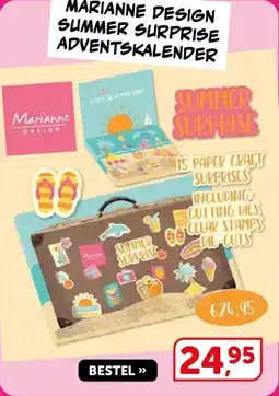 Boekenvoordeel Marianne design summer surprise adventskalender aanbieding