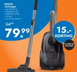 Blokker PHILIPS Stofzuiger aanbieding