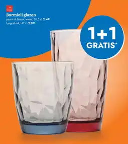 Blokker Bormioli glazen aanbieding