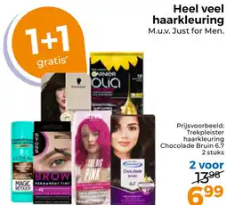Trekpleister Heel veel haarkleuring aanbieding