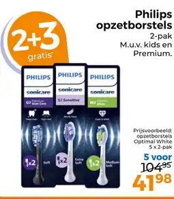 Trekpleister Philips opzetborstels aanbieding