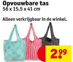 Kruidvat Opvouwbare tas aanbieding