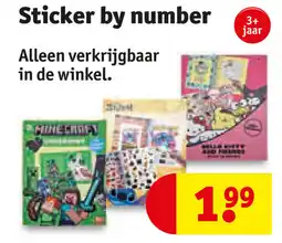 Kruidvat Sticker by number aanbieding