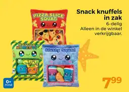 Trekpleister Snack knuffels in zak aanbieding