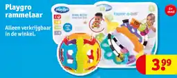 Kruidvat Playgro rammelaar aanbieding