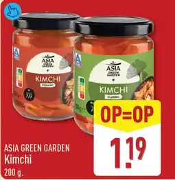ALDI Asia green garden kimchi aanbieding