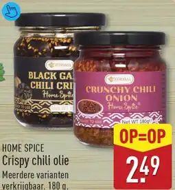 ALDI Home spice crispy chili olie aanbieding