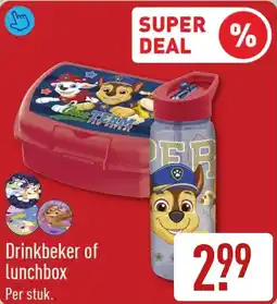 ALDI Drinkbeker of lunchbox aanbieding
