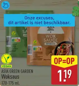 ALDI Asia green garden Woksaus aanbieding