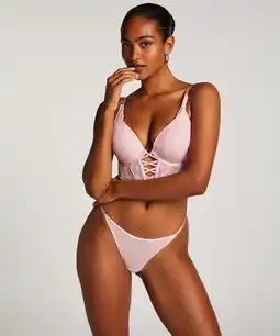 Hunkemoller Hunkemöller Brazilian Kaiden Roze aanbieding