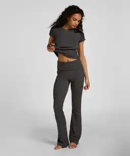 Hunkemoller Hunkemöller Flared Lounge Pants Grijs aanbieding