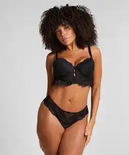 Hunkemoller Hunkemöller Brazilian Posie Zwart aanbieding