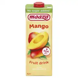 Dekamarkt Maaza Mango geen suiker toegevoegd aanbieding