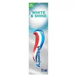Dekamarkt Aquafresh Tandpasta white & shine aanbieding