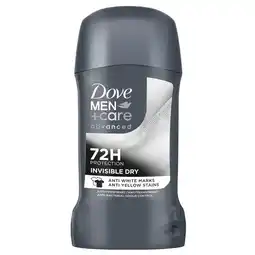 Trekpleister Dove Men+Care Advanced Invisible Dry Deoroller aanbieding