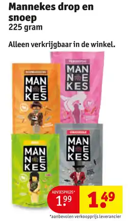 Kruidvat Mannekes drop en aanbieding
