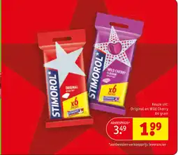 Kruidvat Original en wild cherry aanbieding