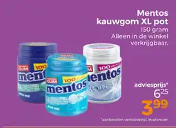 Trekpleister Mentos kauwgom XL pot aanbieding