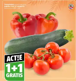 Poiesz Trostomaten, paprika rood of courgette aanbieding