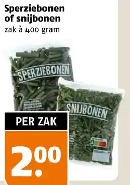 Poiesz Sperziebonen of snijbonen aanbieding
