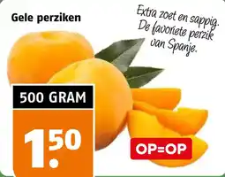 Poiesz Gele perziken aanbieding
