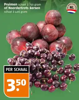 Poiesz Pruimen of Noordertrots kersen aanbieding